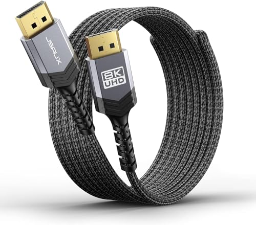 Fleume㤨JSAUX 8Kǥץ쥤ݡȥ֥ 3mDisplayPort֥ 1.4 DP1.48k@60hz4k@144hz2k@240hz32.4Gbps®DP֥HDǲ衢ϥѥեޥ󥹥ࡢHDR˥PCTVбʥ졼ˡפβǤʤ2,743ߤˤʤޤ