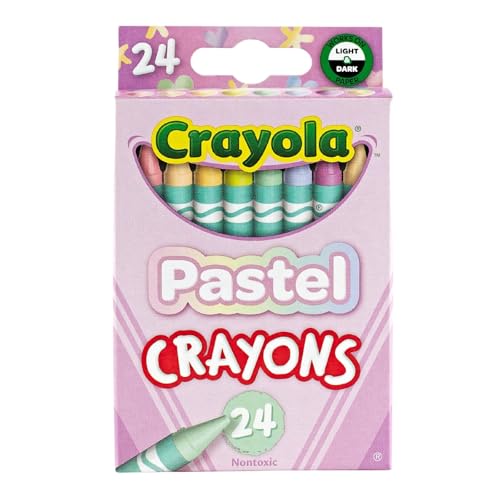 クレヨラ パステルカラー クレヨン 24色 Crayola Pastel Crayons 521835
