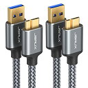 JSAUX USB3.0ケーブル USB A オス to microB...(2)