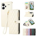 Rosbtib Redmi Note 13 Pro+ 5G ケース 手帳型 財布型 カバー Redmi Note 13 Pro Plus 5G ケース おしゃれ ファスナー型 小銭入れ カード収納 携帯カバー レドミ ノー
