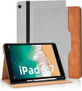 iPad9.7インチケース iPad第6世代ケース iPad第5世代ケース iPad air2ケース iPadairカバー iPad Pro 9.7ケース オートスリープ/ウェイク機能 グリップテープ iPadスタンド iPadair2カバー Jajaful iPad6世代 9.7''ケース ブラケット調整機能 カード収納 高級PUレザー製 衝撃