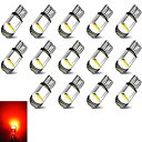 T10 LED ポジションランプ T10 led キャンセラー T10 車LED カーテシ/ポジション/ルームランプ/ナンバー灯/トランク灯/クリアランス/テールランプ 14個入 (紅 レッド)