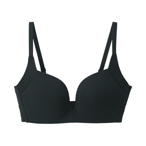無印良品 婦人 ノンワイヤー胸の形を整えるブラジャー プラスサイズ レディース FCH37A5S 黒 L+ 無印良品 婦人 ノンワイヤー胸の形を整えるブラジャー プラスサイズ レディース FCH37A5S 黒 L+