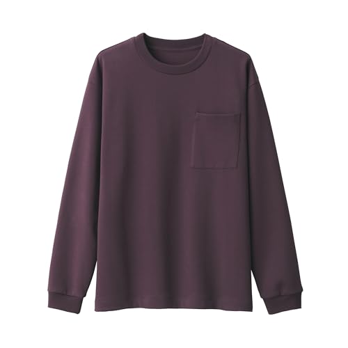 無印良品 紳士 あたたかさを保つクルーネック長袖Tシャツ メンズ AB1MRA4A ダークパープル 紳士M 無印良品 紳士 あたたかさを保つクルーネック長袖Tシャツ メンズ AB1MRA4A ダークパープル 紳士M