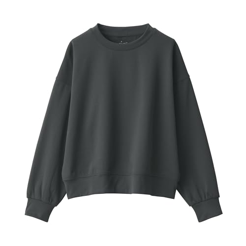 無印良品 スウェットシャツ UVカット乾きやすいスウェットシャツ レディース BI00BA3A ダークグレー 婦人S