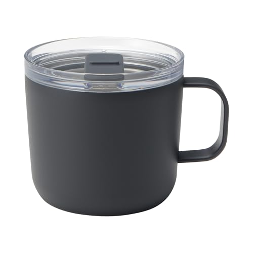 無印良品 目盛り付き 保温保冷 蓋付きマグカップ 黒 250mL 84334672