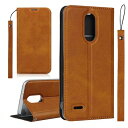 LG it LGV36 ケース LG V36 au ケース カバー スマホケース 携帯カバー 手帳型 カバー 財布 case iCoverCase 内蔵マグネット 磁気閉鎖 ベルトなし スマホケース カード入れ付き スタンド機能 軽量 スプラットホール付き スプラット同梱 落ち着いた ライトブラウン