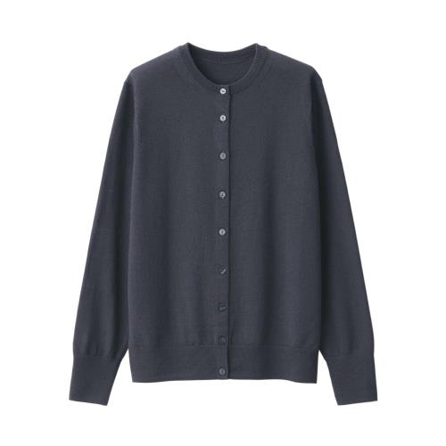 無印良品 婦人 洗えるウールハイゲージクルーネックカーディガン レディース BA1O5A4A ダークグレー 婦人XS 無印良品 婦人 洗えるウールハイゲージクルーネックカーディガン レディース BA1O5A4A ダークグレー 婦人XS