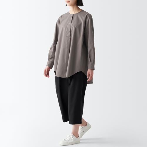 無印良品 チュニック 乾きやすいブロード長袖チュニック レディース BC2FXA3A モカブラウン 婦人XS