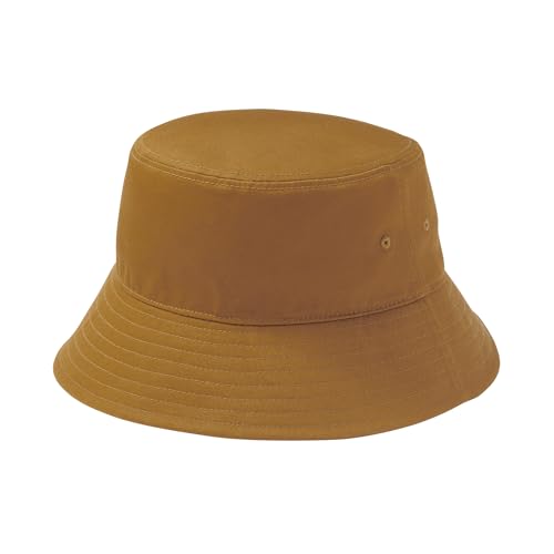 無印良品 UVカット コットンチノ バケットハット ユニセックス大人 DBA52A4A スモーキーイエロー 56.5～59cm