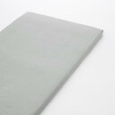 無印良品 洗いざらし敷ふとんシーツ兼浅型ボックスシーツ グレー ダブルサイズ 140×200×3~10cm用 83331221(3)
