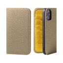 HANATORA iPhone13ProMax ケース 手帳型 本革 スマホケース スマホ スタンド コードホルダー 付き シュリンクカーフレザー ギフト マグ...