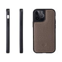 HANATORA iPhone用 17Air ケース 本革 耐衝撃 スマホケース スマホ コードホルダー 付き シュリンクカーフレザー ギフト バンパー型 マグ...