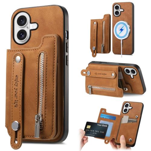 iPhone 16 ケース 手帳型 MagSafe対応 アイフォン 16 スマホケース あいふおん16ケース 分離式 2 in 1 マグネット iphone16 携帯ケース ワイヤレス充電対応 耐衝撃 いphone16 手帳型ケース 背面 カード収納 あいほん16 スマホカバー ベルト付き スタンド機能 PUレザー マグセ