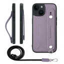 HANATORA iPhone14 ケース 本革 耐衝撃 背面ベルト ストラップリング スマホケース スマホ スタンド機能 ネックストラップ 付き カードポケッ...