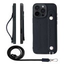 HANATORA iPhone16ProMax ケース 本革 耐衝撃 背面ベルト ストラップリング スマホケース スマホ スタンド機能 ネックストラップ 付き ...