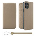 HANATORA iPhone12 ケース 手帳型 本革 スマホケース スマホ スタンド ストラップ 付き シュリンクカーフレザー ギフト ベルトなし マグネッ...