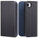 VISOUL iPhone16e 対応ケース 手帳型 本革 アイフォン16e 手帳型ケース レザー カード収納 携帯ケース 全面保護 マグネット 横置きスタンド...