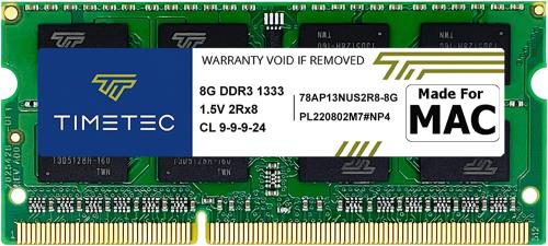 Fleume㤨Timetec 8GB DDR3 1333MHz PC3-10600 CL9 Apple MacBook Pro (Early/Late 2011 13/15/17iMac (Mid 2010Mid/Late 2011 21.5/27Mac Mini(Mid 2011 SODIMM MAC RAMåץ졼бפβǤʤ4,326ߤˤʤޤ