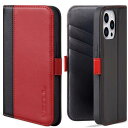 VISOUL iPhone15 Pro ケース 手帳型 本革 アイフォン15 Pro レザーケース 手帳型ケース カード収納 携帯ケース 全面保護 柔軟なTPU...