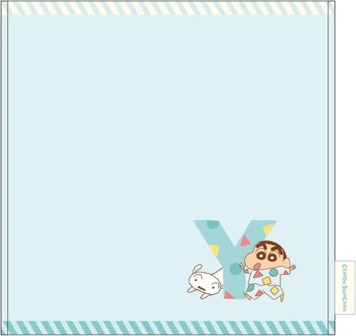ティーズファクトリー クレヨンしんちゃん イニシャルタオル パジャマ/Y サイズ:約H250×W250mm KS-5538..