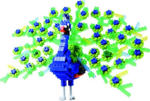 nanoblock ナノブロック アニマルDX クジャク NBM-023