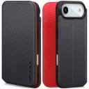 VISOUL iPhone Air 対応 ケース 手帳型 本革 アイフォン エア 手帳型ケース MagSafe対応 スマホケース レザー カード収納 携帯カバー...