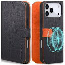 VISOUL iPhone 17 Pro 対応 ケース 手帳型 本革 スマホケース アイフォン17 プロ 手帳型ケース MagSafe対応 レザー カード収納 ...