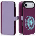 VISOUL iPhone Air 対応 ケース 手帳型 本革 アイフォン エア 手帳型ケース MagSafe対応 スマホケース レザー カード収納 携帯カバー...