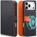 VISOUL iPhone 17 Pro Max 対応 ケース 手帳型 本革 スマホケース アイフォン17 プロマックス 手帳型ケース MagSafe対応 レザ...