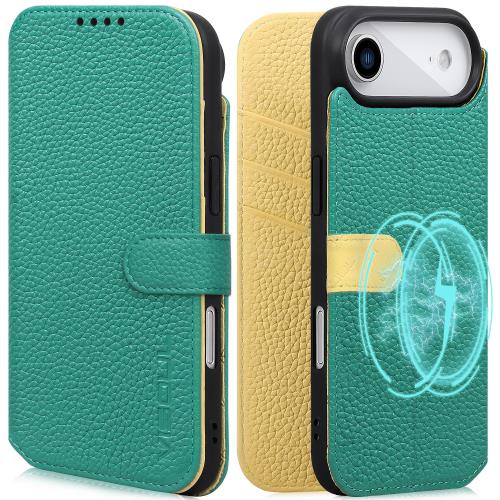 VISOUL iPhone Air 対応 ケース 手帳型 本革 アイフォン エア 手帳型ケース MagSafe対応 スマホケース レザー カード収納 携帯カバー...