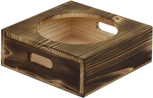 ウルシヤマ金属工業 釜炊き三昧3合炊き用釜置台 釜炊き三昧で炊いたご飯をそのまま食卓へ 木製 焼杉 日本製 日本食 和食 旅館の朝食 ご飯釜 KOD-3