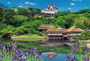 日本製ビバリー 300ピース ジグソーパズル 菖蒲香る玄宮園(26×38) 300-155