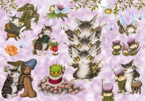 216ピース ジグソーパズル プリズムアート わちふぃーるど ダヤン、妖精になる(25x36cm)