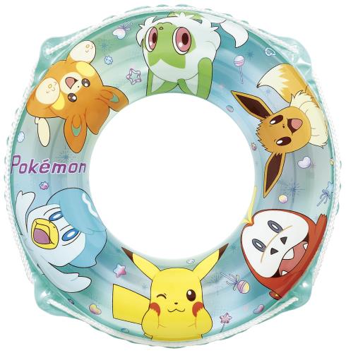 イガラシ ポケモン60cmウキワミントグリーン（ロープ付き）膨らんだうきわの内周は約85～90cm AHD-60C