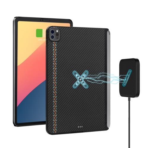 VGP 2023受賞「PITAKA」2022/2021 iPad Pro 11インチ ケース ワイヤレスのように充電可能 MagEZ Case P..