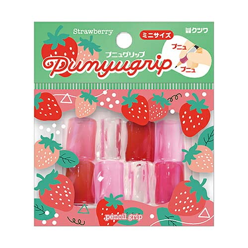 クツワ STAD プニュグリップ 香り付 ミニ・イチゴ 8本入 RB025D
