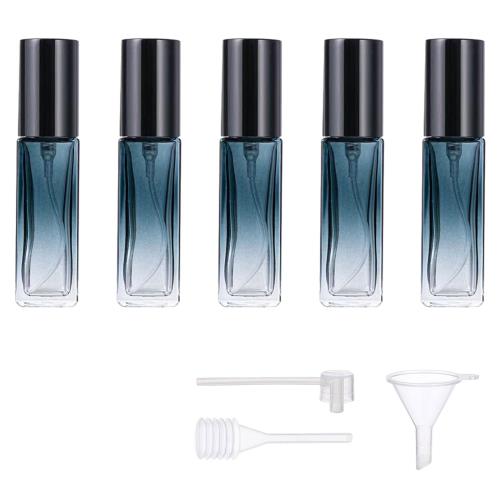 香水 アトマイザー 10ml 5個入り ミニ香水ボトル ガラス製 スプレーボトル 詰め替えボトル 喷瓶 香水噴霧器