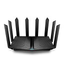 TP-Link WiFi ルーター tri_band WiFi6 PS5 対応 無線LAN 11ax AX6600 4804 Mbps (5 GHz) 1201 Mbps (5 GHz) 574 Mbps (2.4 GHz) OneMesh対応 メーカー保証3年 Archer AX90/A