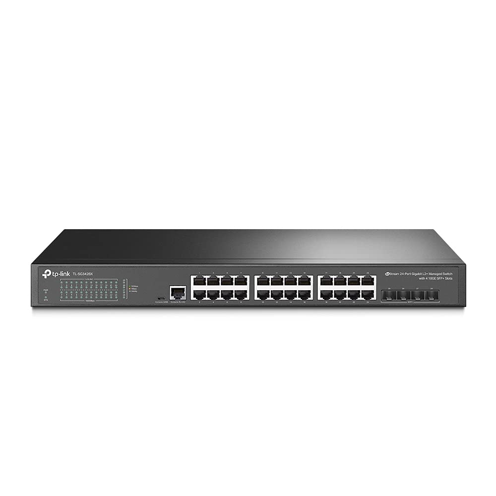 TP-Link JetStream 24ݡ ӥå L2+ ޥ͡ɥå(10GE SFP+åȡ 4) TL-SG3428X