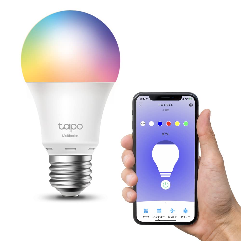 TP-Link Tapo 쥯 б ꥹޥ ޡ LED  Ĵ ϥ ޥ顼 E26 800lm ŵ忧 Echo ꡼/Google ۡ б ɲõ 3ǯݾ Tapo L530E/A