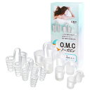 O.M.C TOKYO ノーズピン 鼻詰まり解消 鼻腔拡張 いびき軽減 鼻呼吸 睡眠時 無呼吸症候群 シリコン素材 8個セット(S/M/L/XL各サイズ×2種類...
