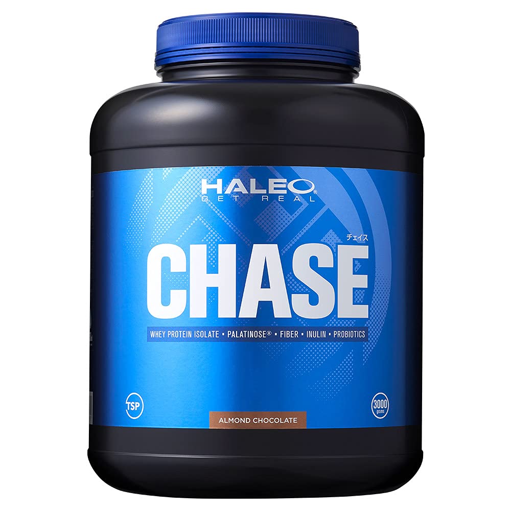 HALEO ウエイトゲイナー プロテイン チェイス 高速+低GI 3種のカーボブレンド配合 3kg アーモンドチョコレート味