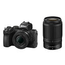 Nikon ミラーレス一眼カメラ Z50 ダブルズームキット NIKKOR Z DX 16-50mm NIKKOR Z DX 50-250mm付属 Z50WZ ブラック