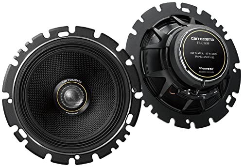 Pioneer パイオニア スピーカー TS-C1630-2 16cm カスタムフィットスピーカー コアキシャル 2ウェイ ハイレゾ対応 カロッツェリア