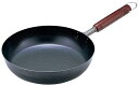 双葉工業 フライパン 26cm スーパーエンボス 鉄製 日本製 SE-5 ブラック