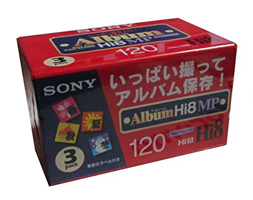 SONY 8�ߥ�ӥǥ������å� 120ʬ Hi8MP������3���ѥå� 3P6-120HMPL