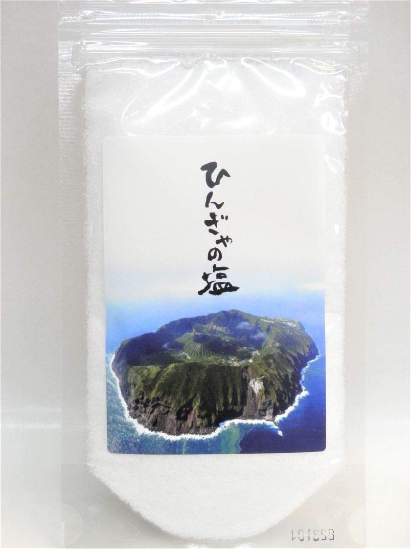 青ヶ島の火山の地熱蒸気で造る「ひんぎゃの塩」100g 100グラム (x 1)