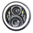 VTR250ヘッドライト,PXPART LED 7インチ ヘッドライト Hi/Loビーム デイライトDRL機能付き CB400SF CB1100 CB750ホンダバイク対応