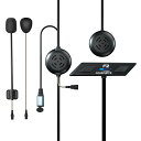 FODSPORTS バイク インカム F2 インカム 2人同時通話 HIFI音質 薄型 インカム 連続使用12時間 IP67防水 ユニバーサル接続 音声コマンド対応 通信自動復帰 インカムバイク用 Bluetoothヘッドセット 小型 取り付け簡単 技適認証済み（1台セット）